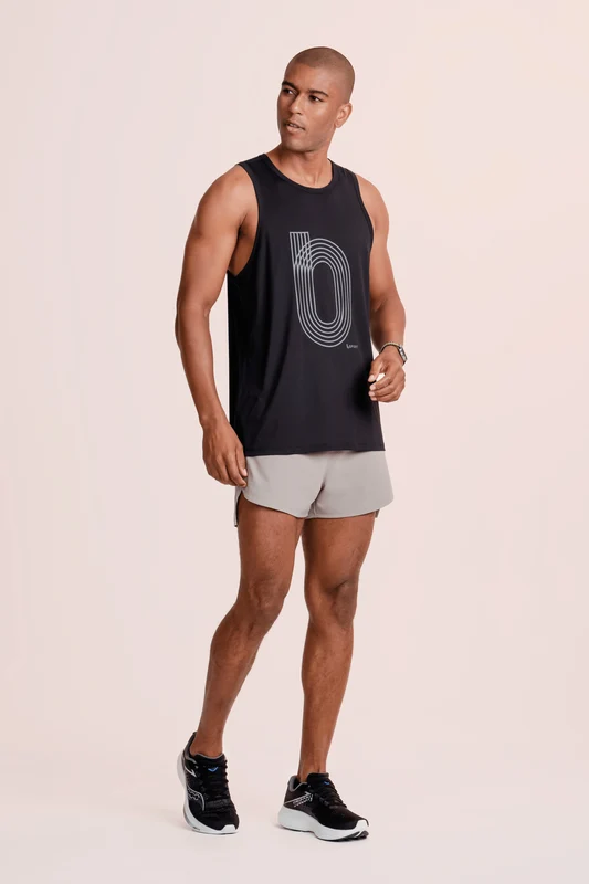 Regata Lsport Airdry Speed Masculina Preta / G
