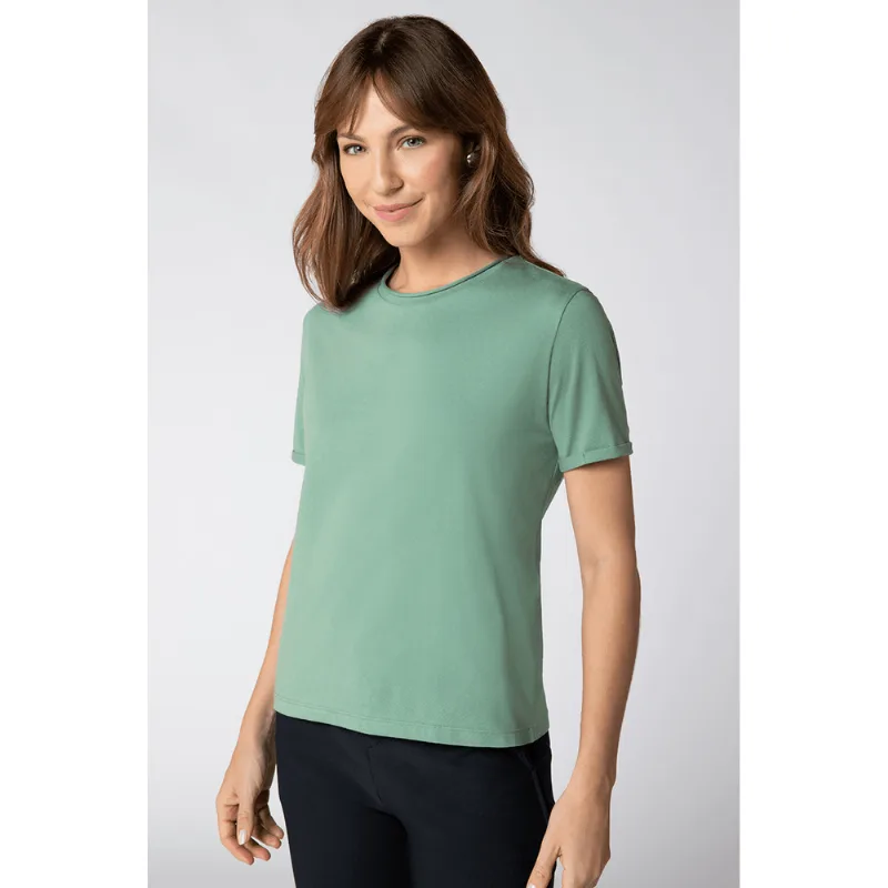 Camiseta Básica Algodão Feminina Lupo Tamanho: M (40 a 42) | Cor: Verde Fresh
