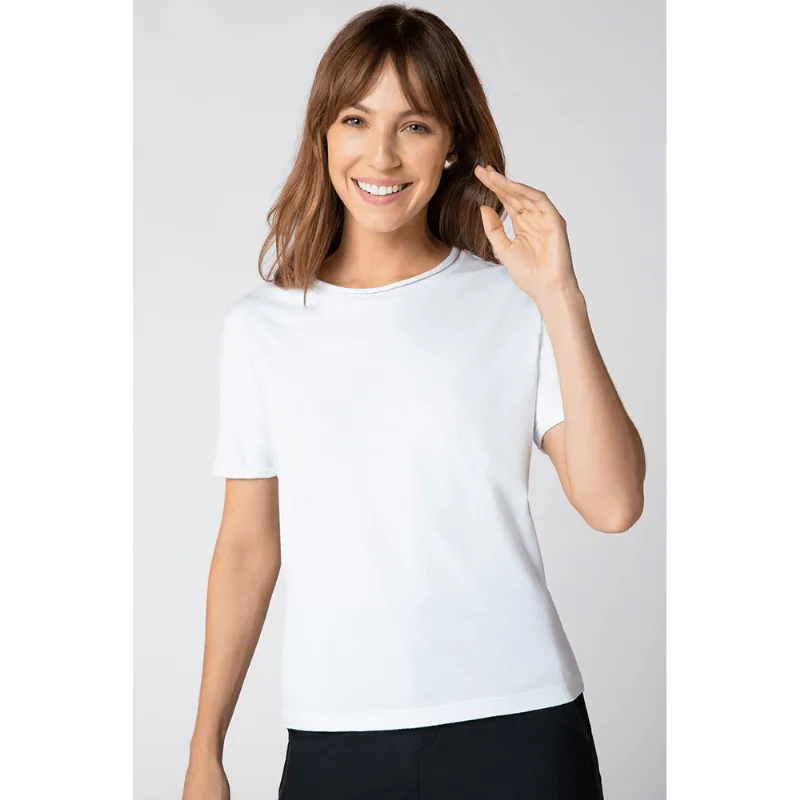 Camiseta Básica Algodão Feminina Lupo Tamanho: GG (48 a 50) | Cor: Branca