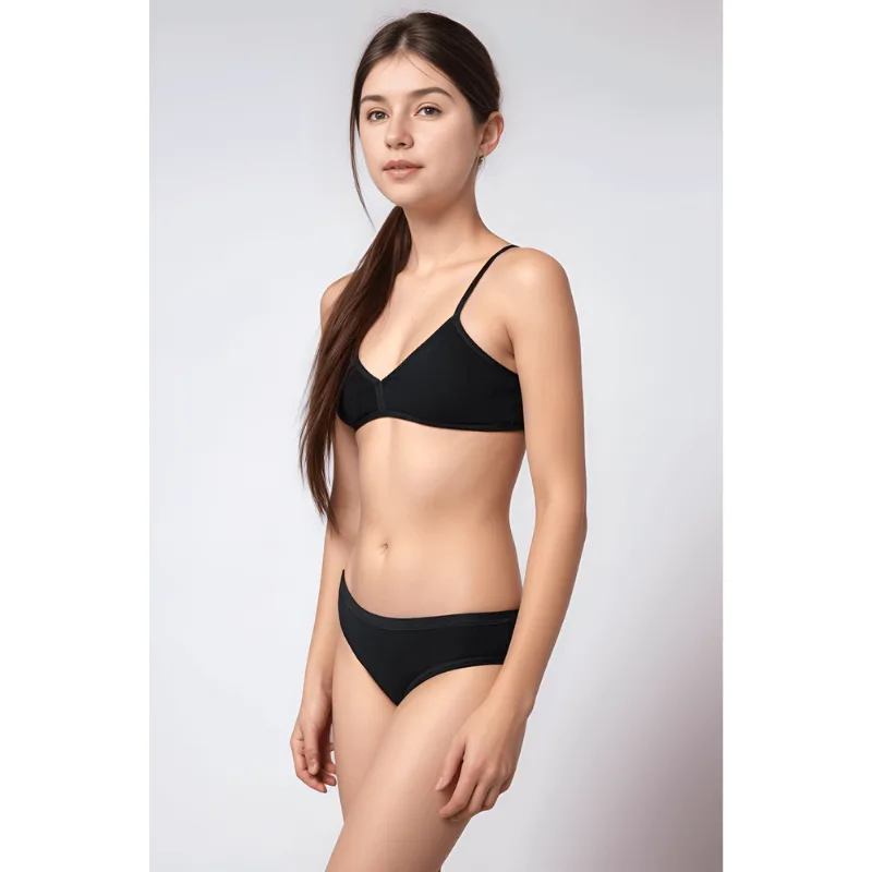 Calcinha Biquini Teen Feminina Lupo Tamanho: 12 | Cor: Preta