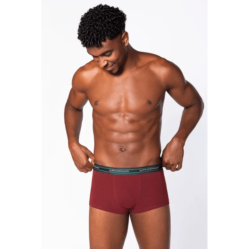 Cueca Sunga Algodão Masculina Lupo Tamanho: P | Cor: Marsala