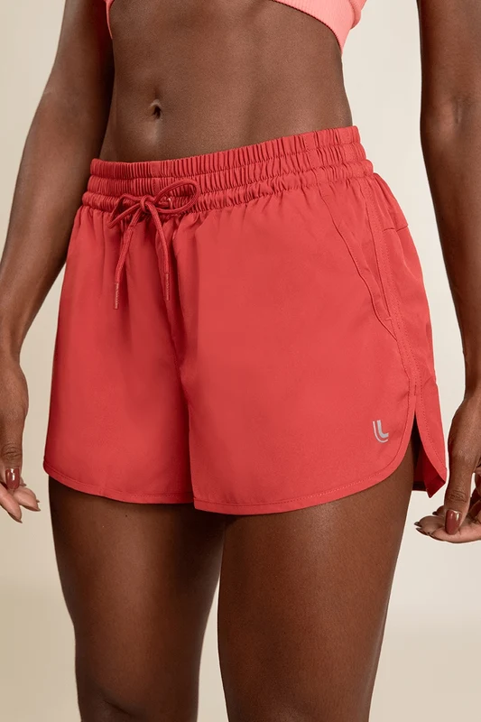 Shorts Lsport Run Tijolo / G