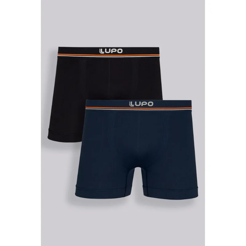 Kit 2 Cuecas Boxer Adulto Sem Costura Tamanho: M | Cor: Sortida