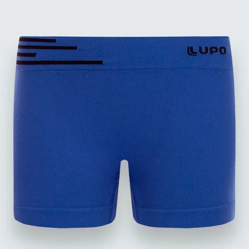 Boxer Sem Costura Lupo Kids Em Microfibra Masculina GG / Masculino / Azul Marinho