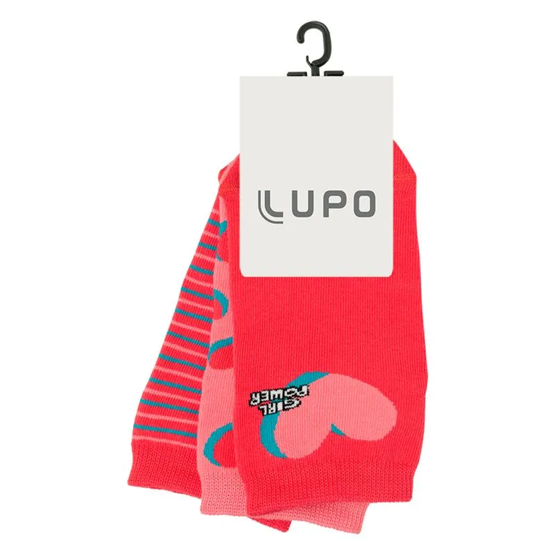 Kit Meia Basic Feminina 3 Unidades Lupo