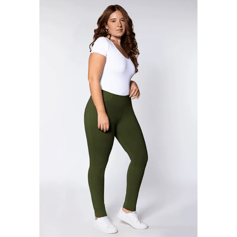 Calça Cotton Tamanho: GG | Cor: Verde Selva