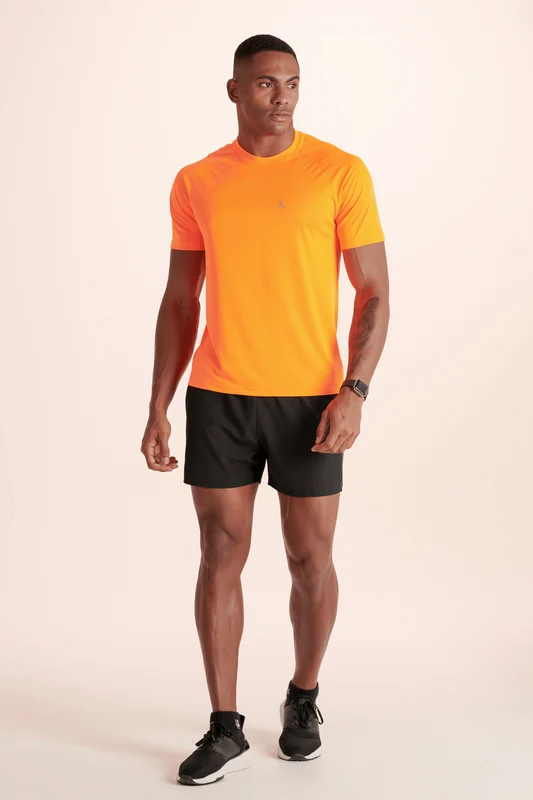 Camiseta Basic Masculina Raglan Orange - 3830 / XXG