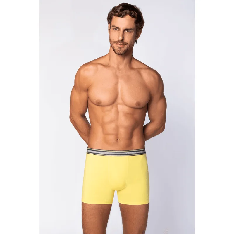 Cueca Boxer Algodão com Elastano Masculina Lupo Tamanho: G (46 a 48) | Cor: Solarium