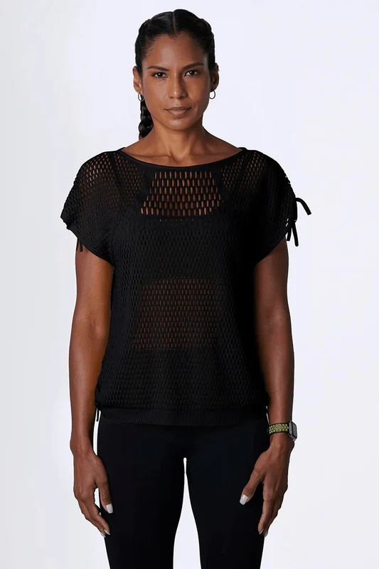 Camiseta Lupo Af Colisse Ras Preta / ÚNICO