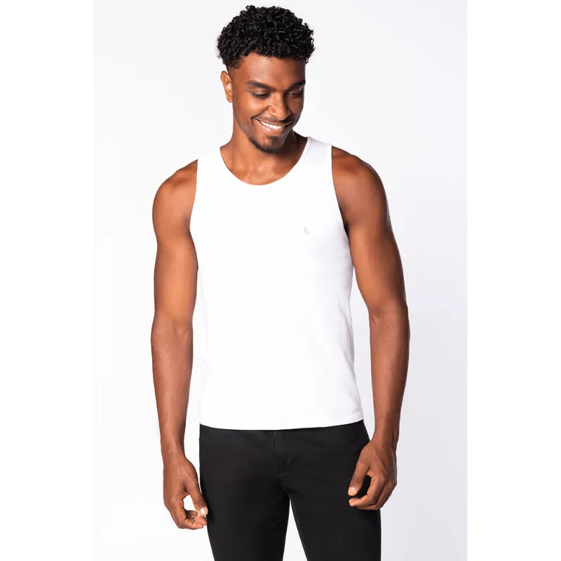 Regata Algodão com Elastano Masculina Lupo Tamanho: M | Cor: Branco - Lupo