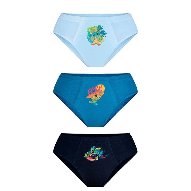 Kit com 3 Cuecas Infantil Slip Stitch 18300-089