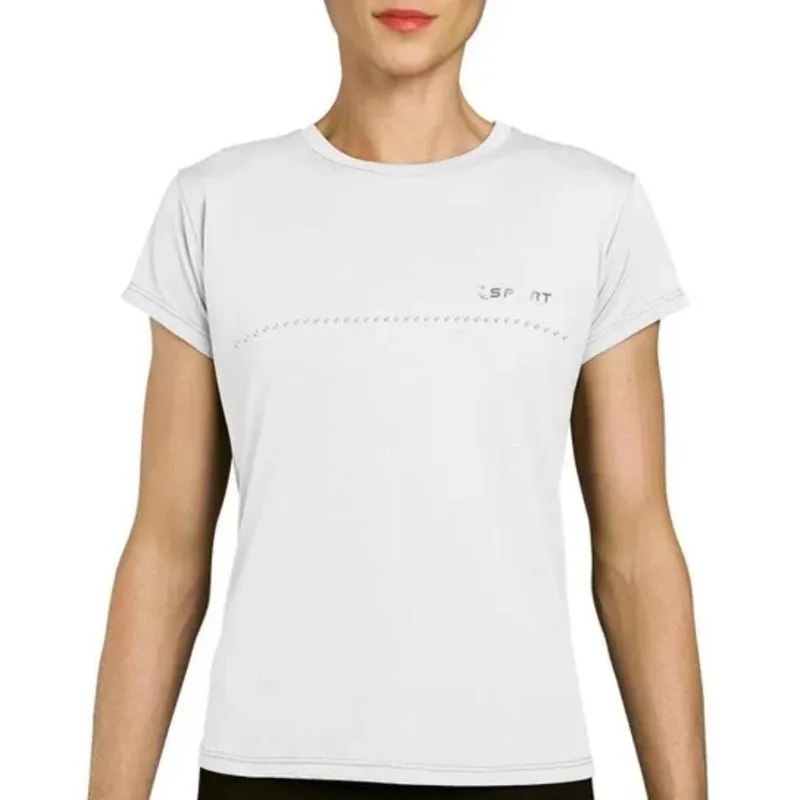 Camiseta Lupo Feminina Básica Sport Running Dia a Dia EGG / branca