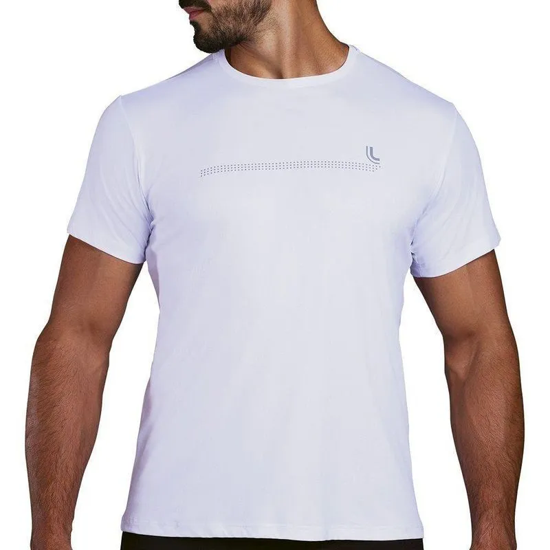 Camiseta Masculina Dry Fit Lupo Basic 77053 Academia M. / branca
