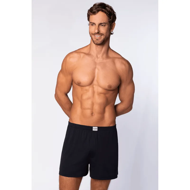 Samba-canção Poliamida Masculina Lupo Tamanho: P (36 a 38) | Cor: Preto - Lupo