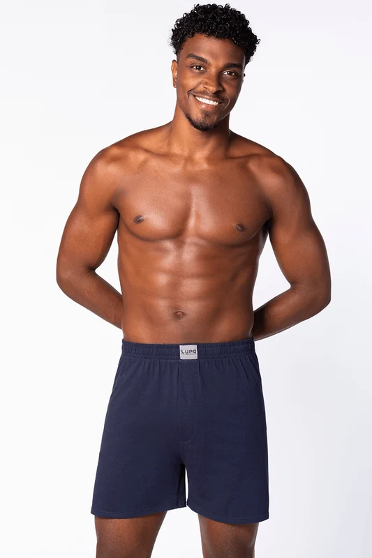 Samba-canção Algodão Masculina Lupo Marinho / G (46 a 48)
