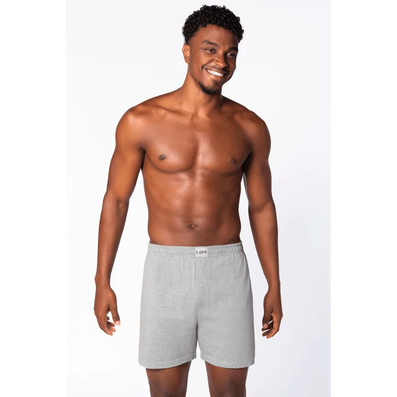 Samba-canção Algodão Masculina Lupo Tamanho: G (46 a 48) | Cor: Chumbo Mescla