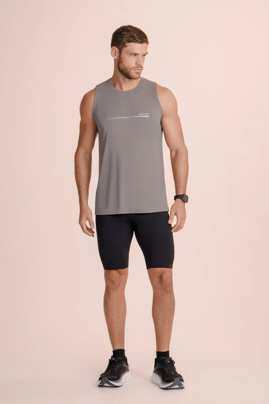 Regata Poliamida Básica Masculina Grafite / G