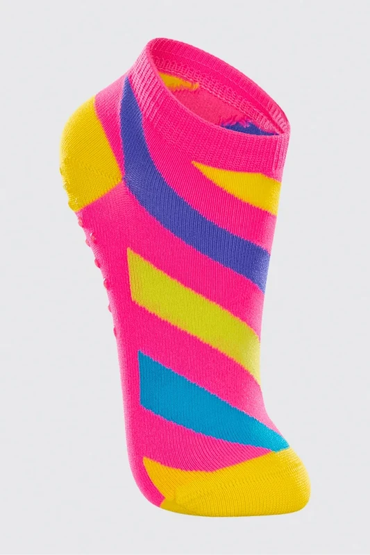 MEIAS COM SOLADO UNISSEX KIDS LUPO Rosa Neon / 30 a 36