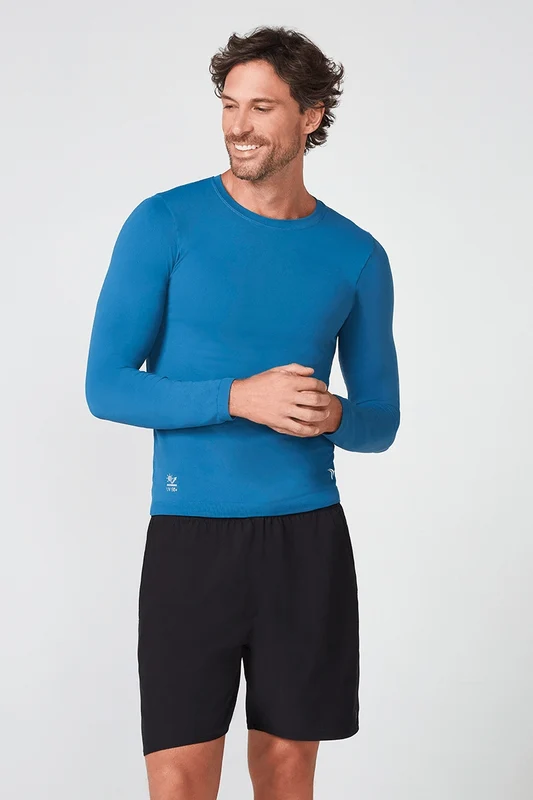 T-shirt Male Uv Protection Azul - 2721 / M