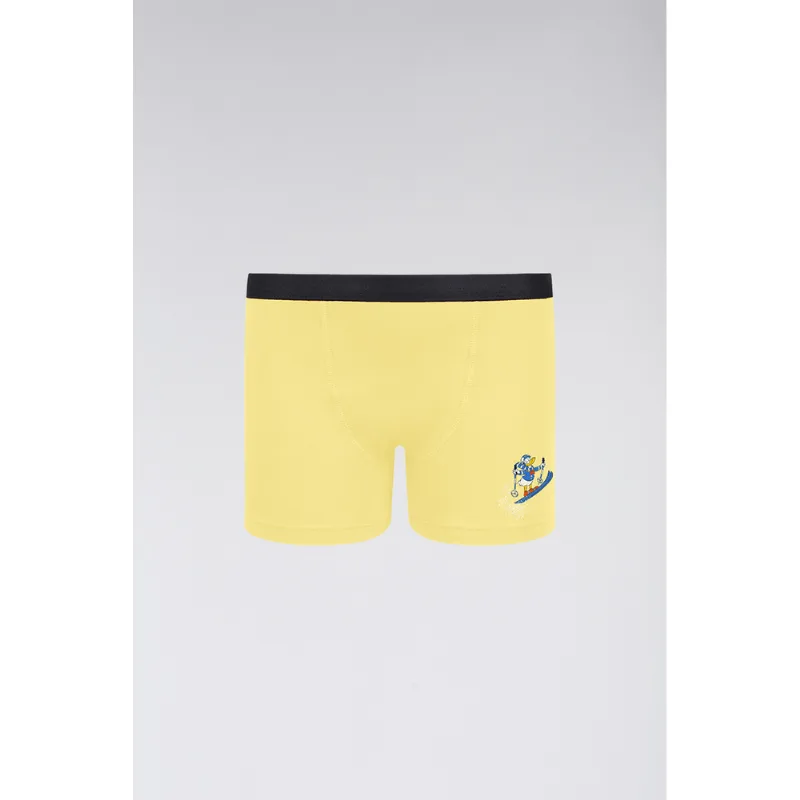 Boxer Kids Mickey Com Elastano Tamanho: PP | Cor: Solarium