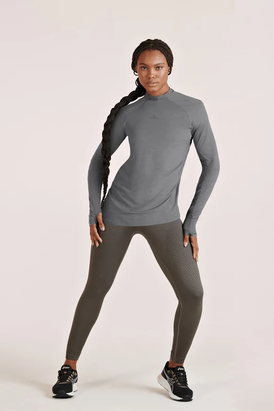T-shirt Ml Lsport Feminina Nature Grafite - 8670 / M