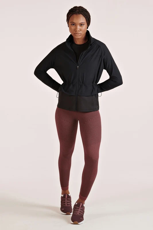 Jaqueta Running Feminina Preta / G
