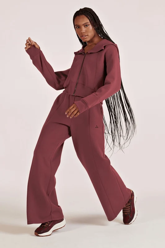Calça Wide Leg Rosa Nostalgia / G