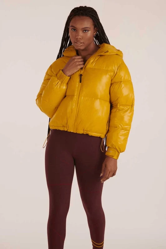 Jaqueta Puffer Feminina Importada Ii Mostarda - 3260 / G