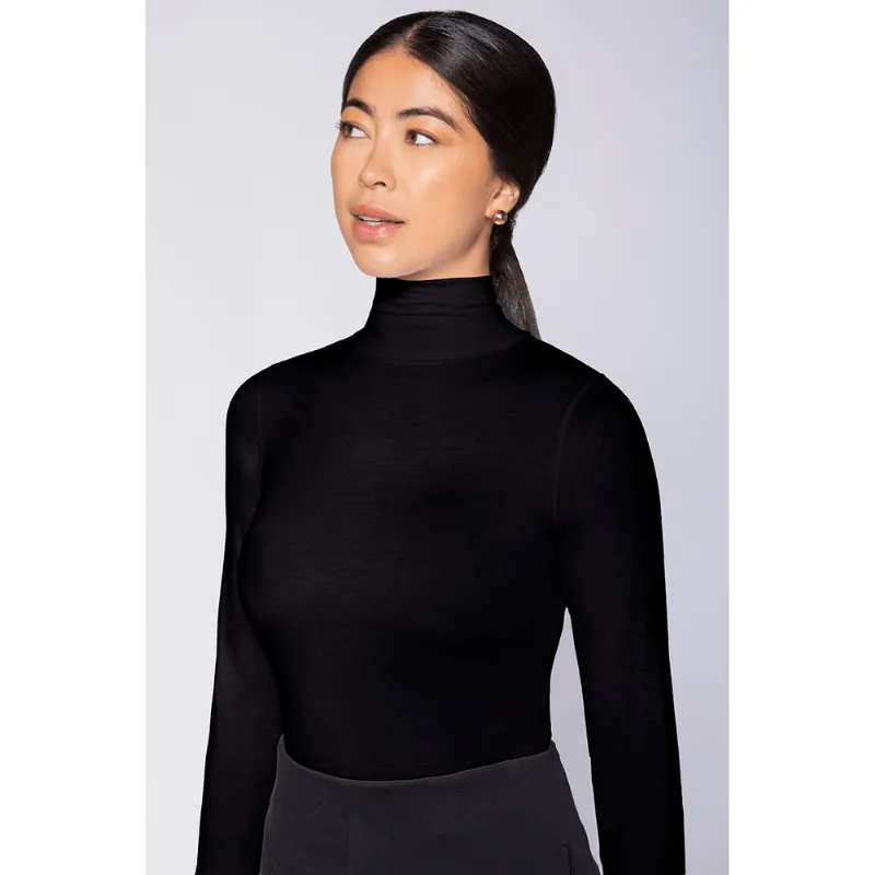 Blusa Modal Gola Alta Feminina Lupo Tamanho: G | Cor: Preto