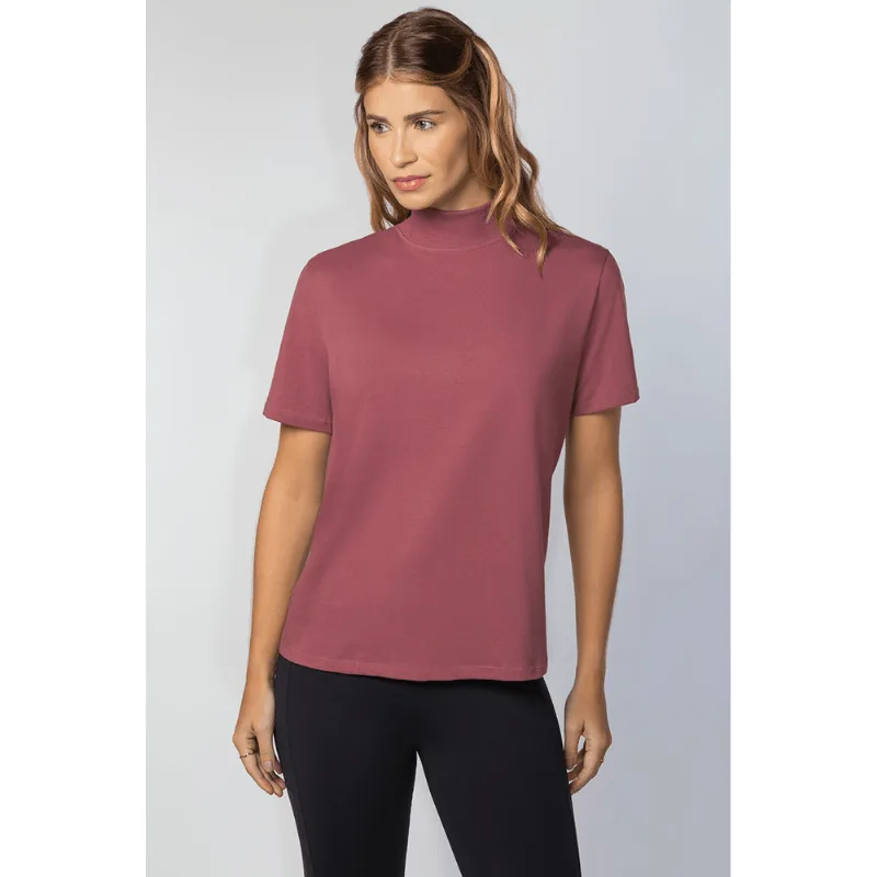 Camiseta Algodão Feminina Lupo Tamanho: P | Cor: Rosa Nostalgia
