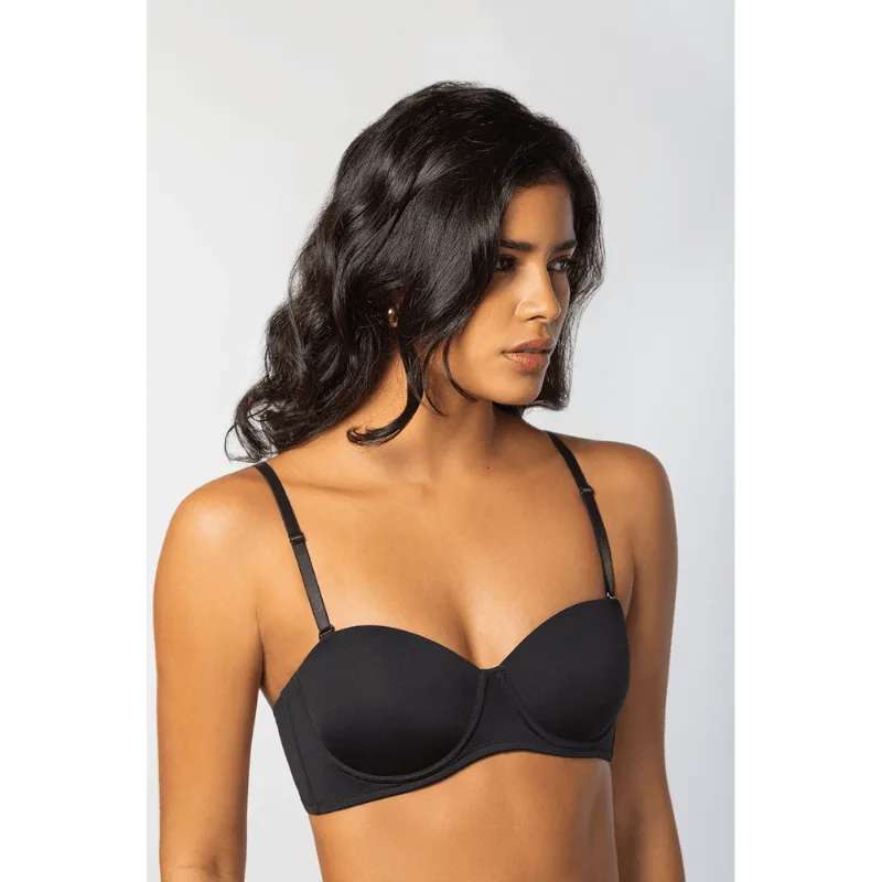 Sutiã Alça Removível Feminino Lupo Tamanho: P (40) | Cor: Preto - Lupo