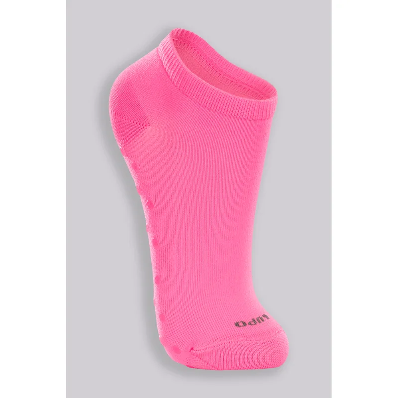 Meia Cano Curto Antiderrapante Infantil Unissex Lupo Tamanho: 810 (Calçados 30 a 36) | Cor: Rosa Neon - Lupo