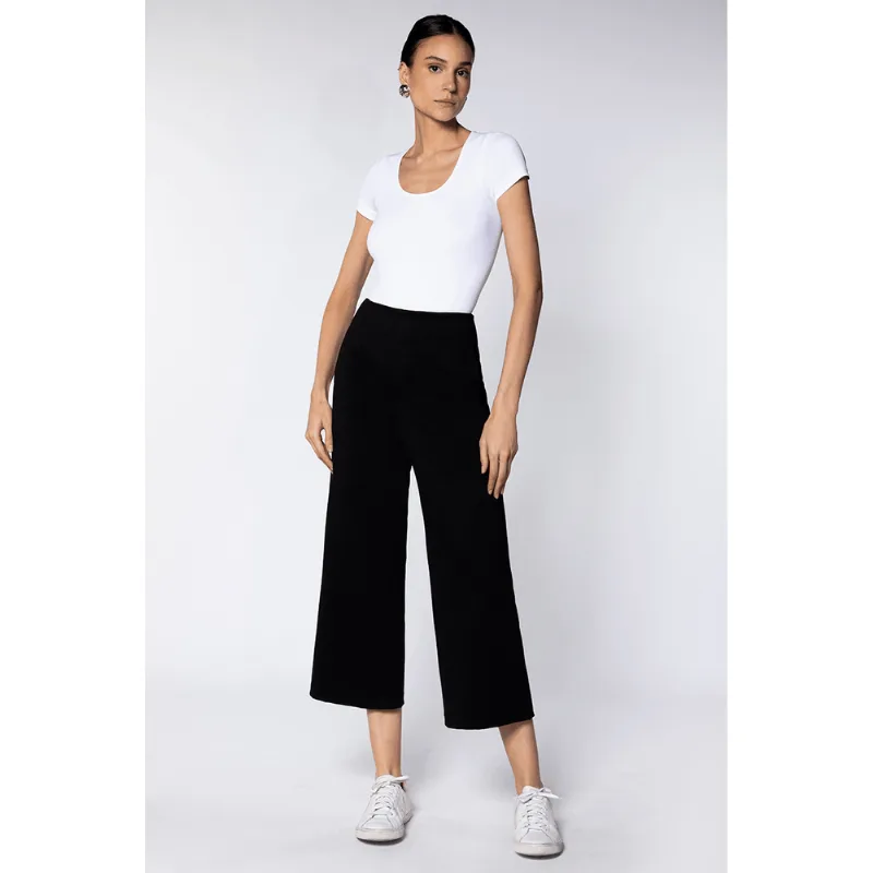Calça Alfaiataria Cropped Tamanho: GG | Cor: Preto