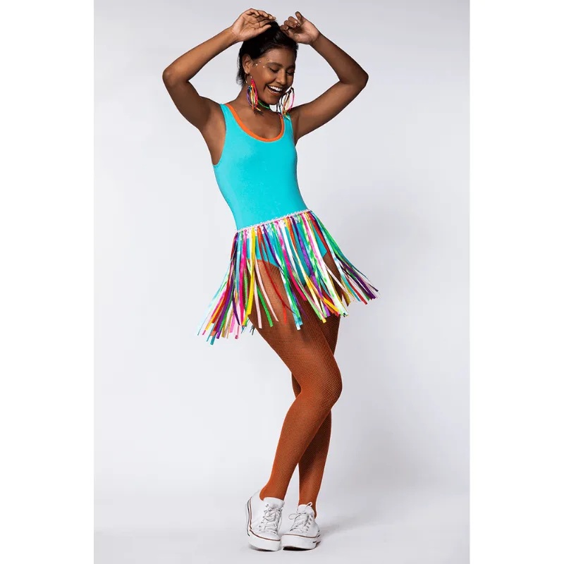 Meia-calça Arrastão Carnaval Feminina Lupo Tamanho: U | Cor: Orange