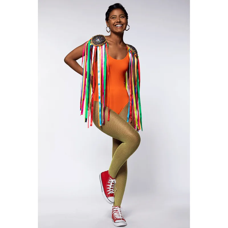 Meia-calça Arrastão Carnaval Feminina Lupo Tamanho: U | Cor: Lime - Lupo