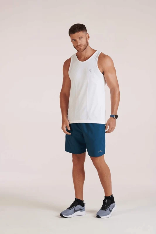 Shorts Run Duplo Masculino Azul / G