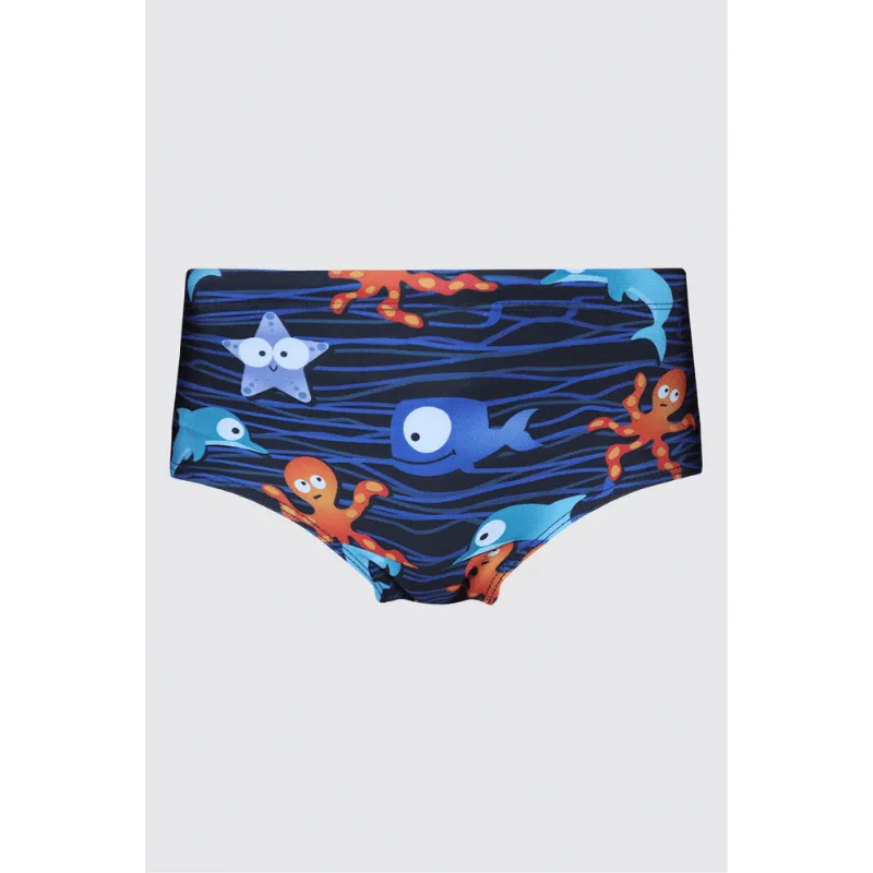 Sunga Beachwear Estampada Infantil Masculina Lupo Tamanho: 12 | Cor: Índigo