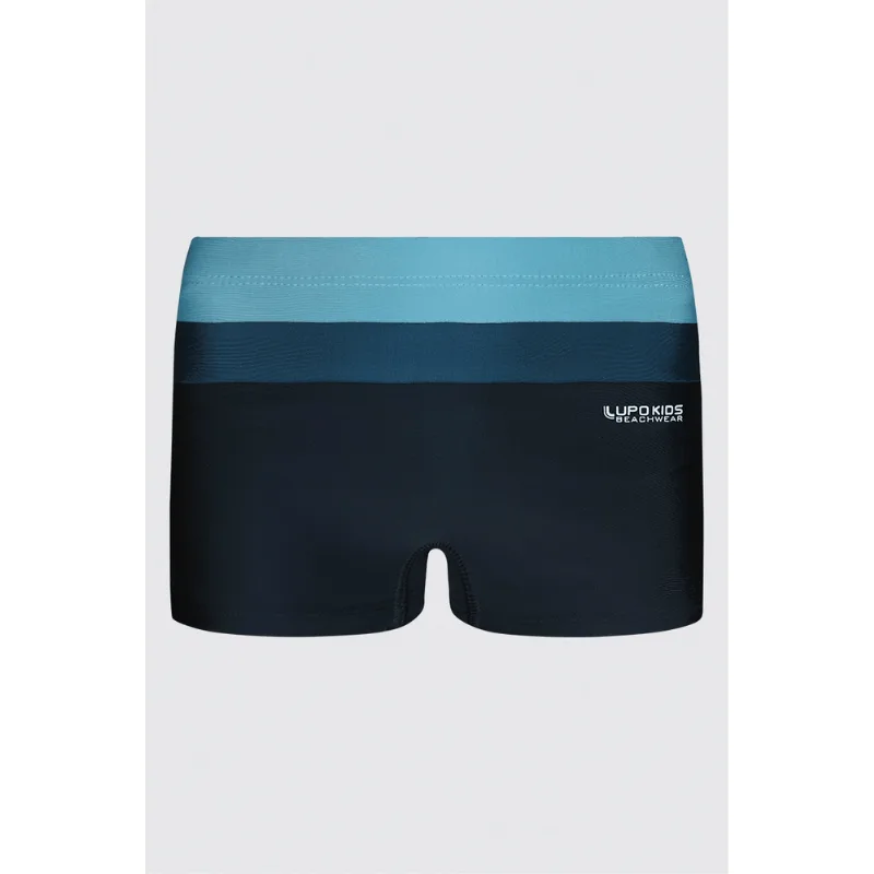 Boxer Beachwear Com Recorte Lupo Kids Tamanho: 12 | Cor: Preto
