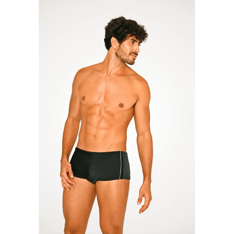 Sunga Beachwear Com Recorte Tamanho: GG (50 a 52) | Cor: Preto