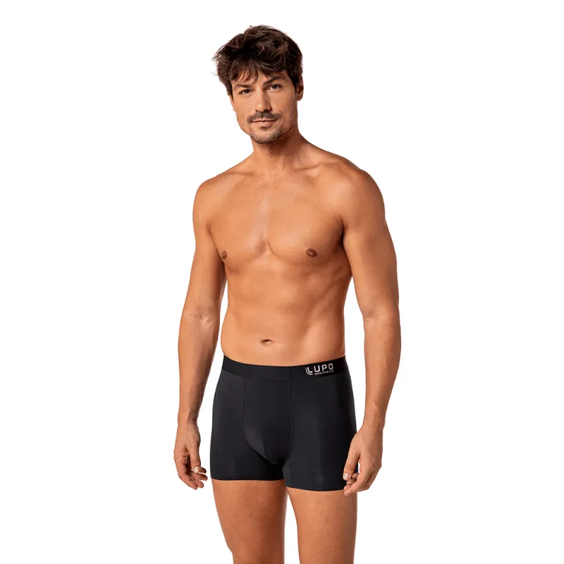 Cueca Boxer Tecnofusão Masculina Lupo Tamanho: P (38 a 40) | Cor: Preto