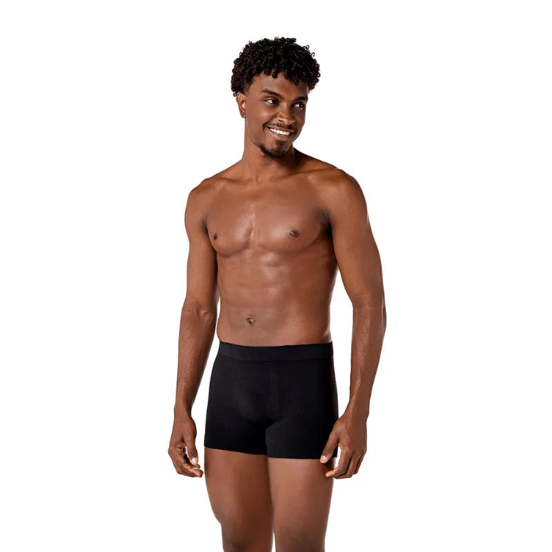 Cueca Boxer Microfibra Sem Costura Masculina Lupo Tamanho: GG (50 a 52) | Cor: Preto - Lupo