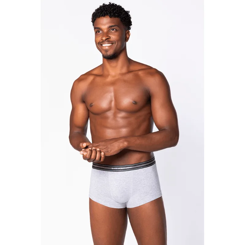 Cueca Sunga Algodão Masculina Lupo Tamanho: GG (50 a 52) | Cor: Mescla Cinza