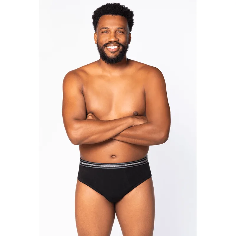 Cueca Slip Algodão Tamanho Especial Masculina Lupo Tamanho: XXXG | Cor: Preto