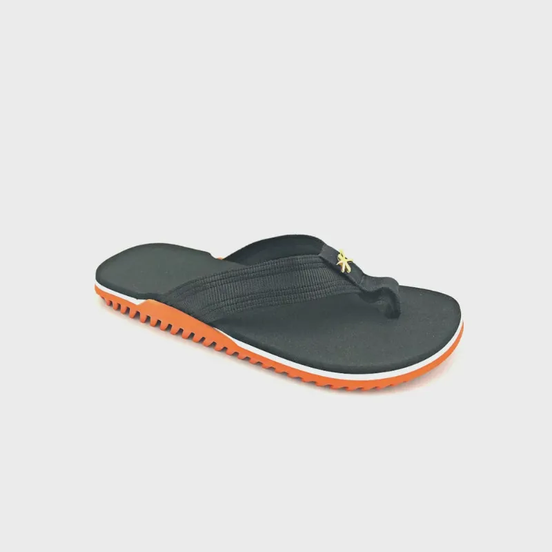 Sandália Kenner NK6 Preto/Laranja