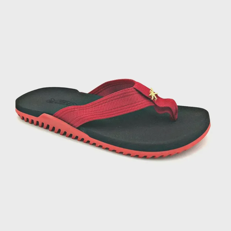 Sandália Kenner NK6 Preto/Vermelho