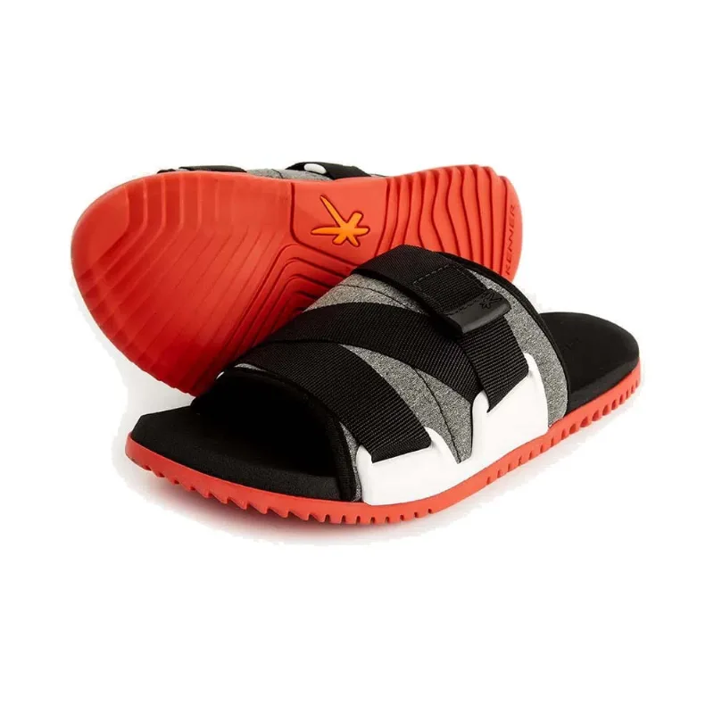 Sandália Kenner HYP3R-Z Mesh Preta / Cinza / Vermelha Preto
