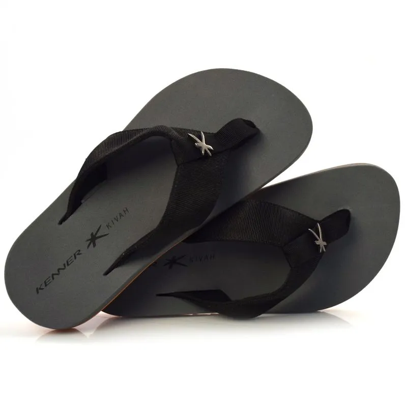 Chinelo Masculino Kenner Kivah Preto TKS11 43