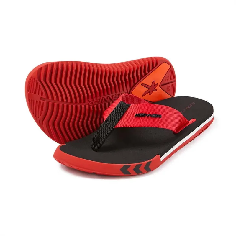 Sandália Kenner Kick S Arrow Preto / Vermelho