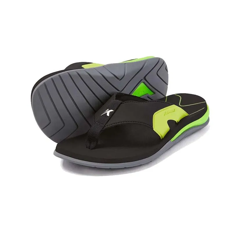 Sandália Kenner X-Gel Preta / Verde / Cinza Preto 44