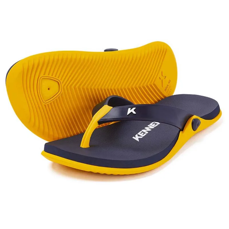 Sandália Kenner Groove P1 Marinho/Amarelo Azul Marinho